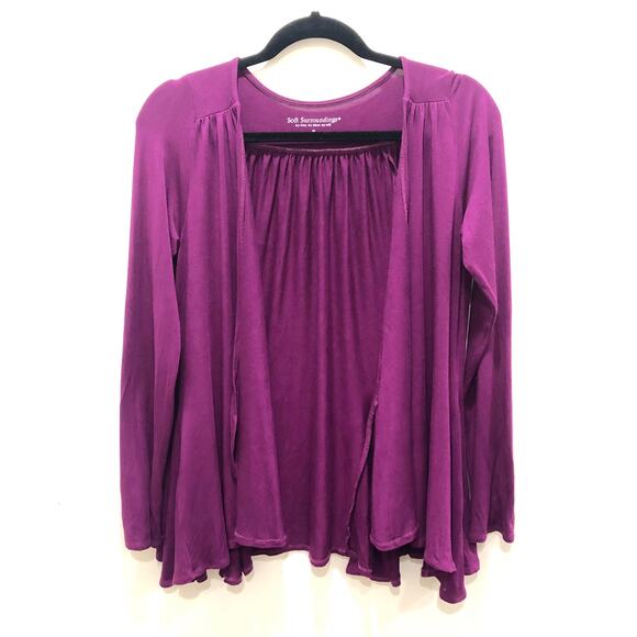 Soft Surroundings Lightweight Open Cardigan Medium - Picture 1 of 9
